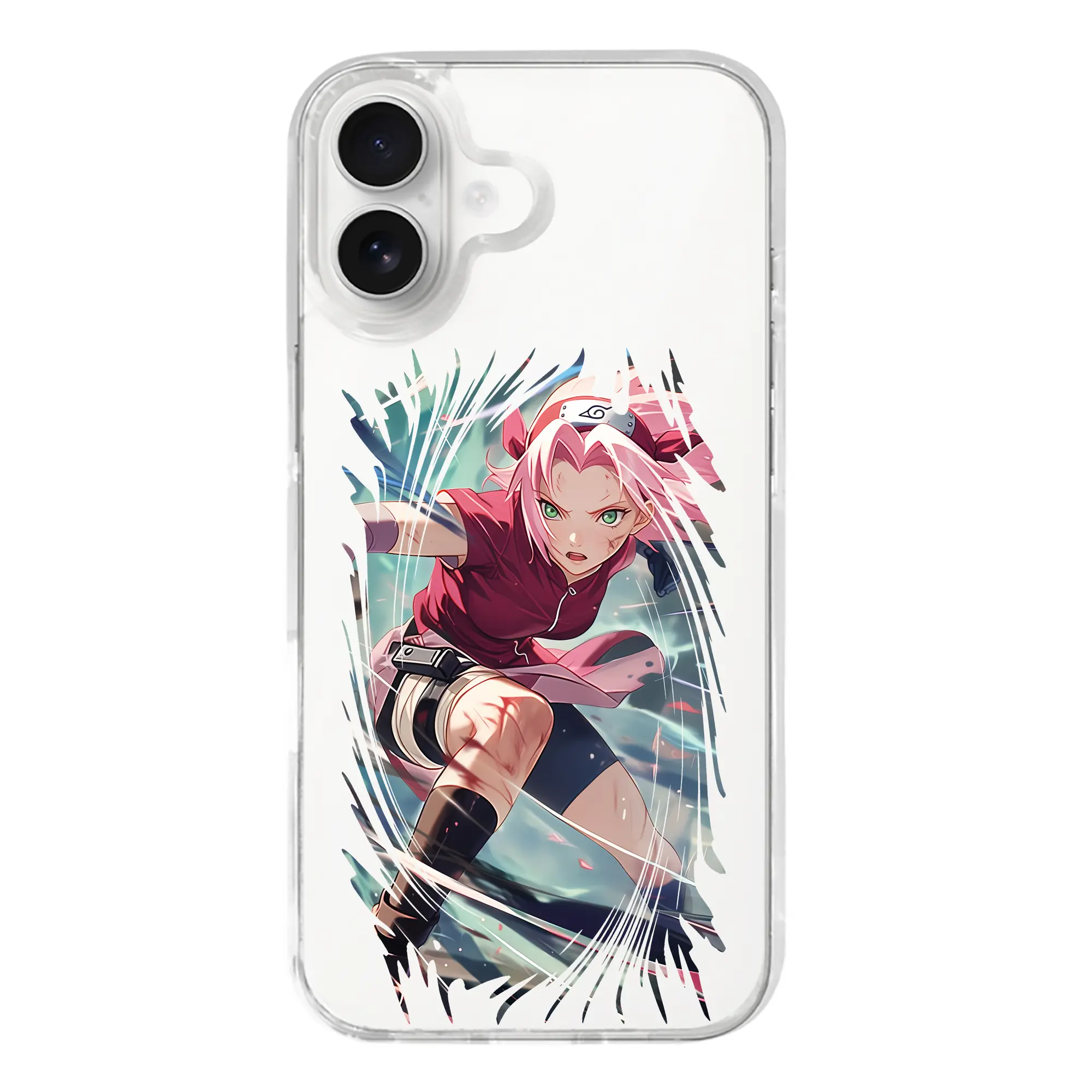 ナルト グッズ はるの さくら - iPhone 17シリーズ 透明スマホケース – 薄型・耐衝撃・精密フィット保護カバー